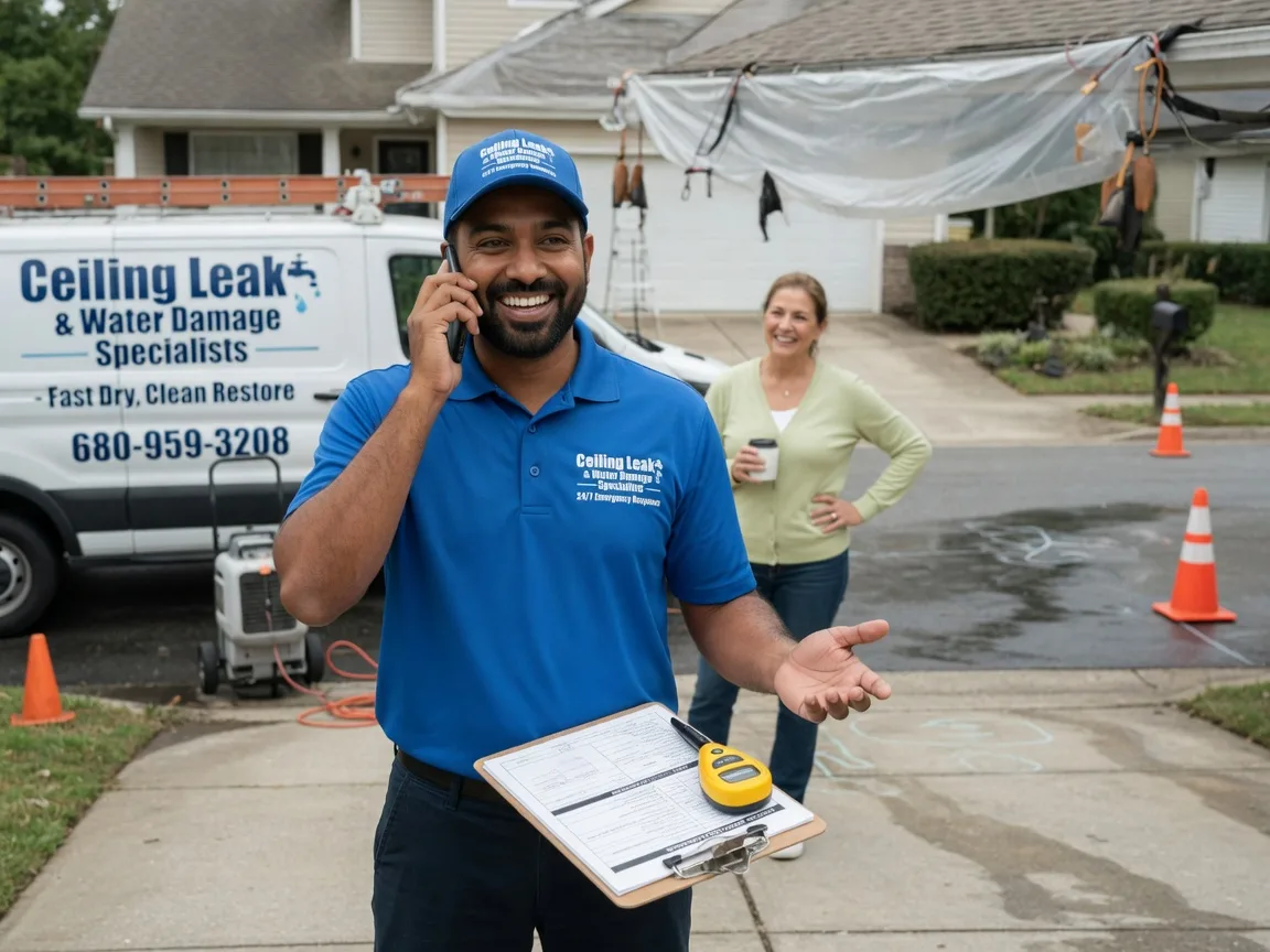 Ceiling Leak Cleanup Garland City, AR FAQs